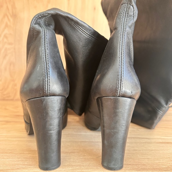Stuart Weitzman Black Over-the-Knee Boots - Picture 6 of 8